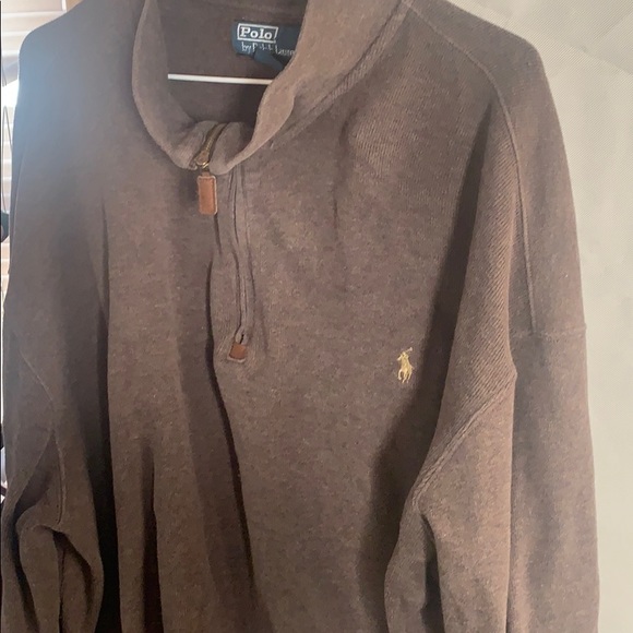 Men polo sweatshirt half zipper - Picture 3 of 4